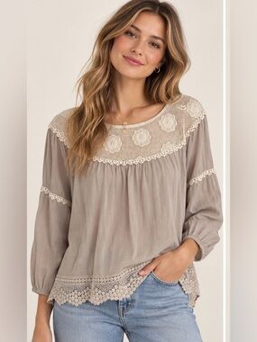 Anthropologie Cirana Boho Blouse